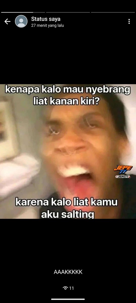caram3latte's tweet photo. KAK KENAPA BELOM LIAT JUGA ILFEEL YA LO!!? https://t.co/n3HtMKpiSI