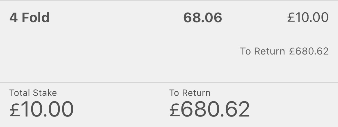 bet_with_benny's tweet photo. 68/1 GOALS ACCA 🏆🏆🏆🏆

Possible BANGER here guys 😬😬

Want up it? Get me the below quickly!

55 LIKES ❤️❤️
28 REPOSTS 🔐🔐
12 JOINS ↪️↪️ https://t.co/EhL8inovgn

Lets be 🐝 seeing 👀 you 😜 https://t.co/rr1VDTgcY1