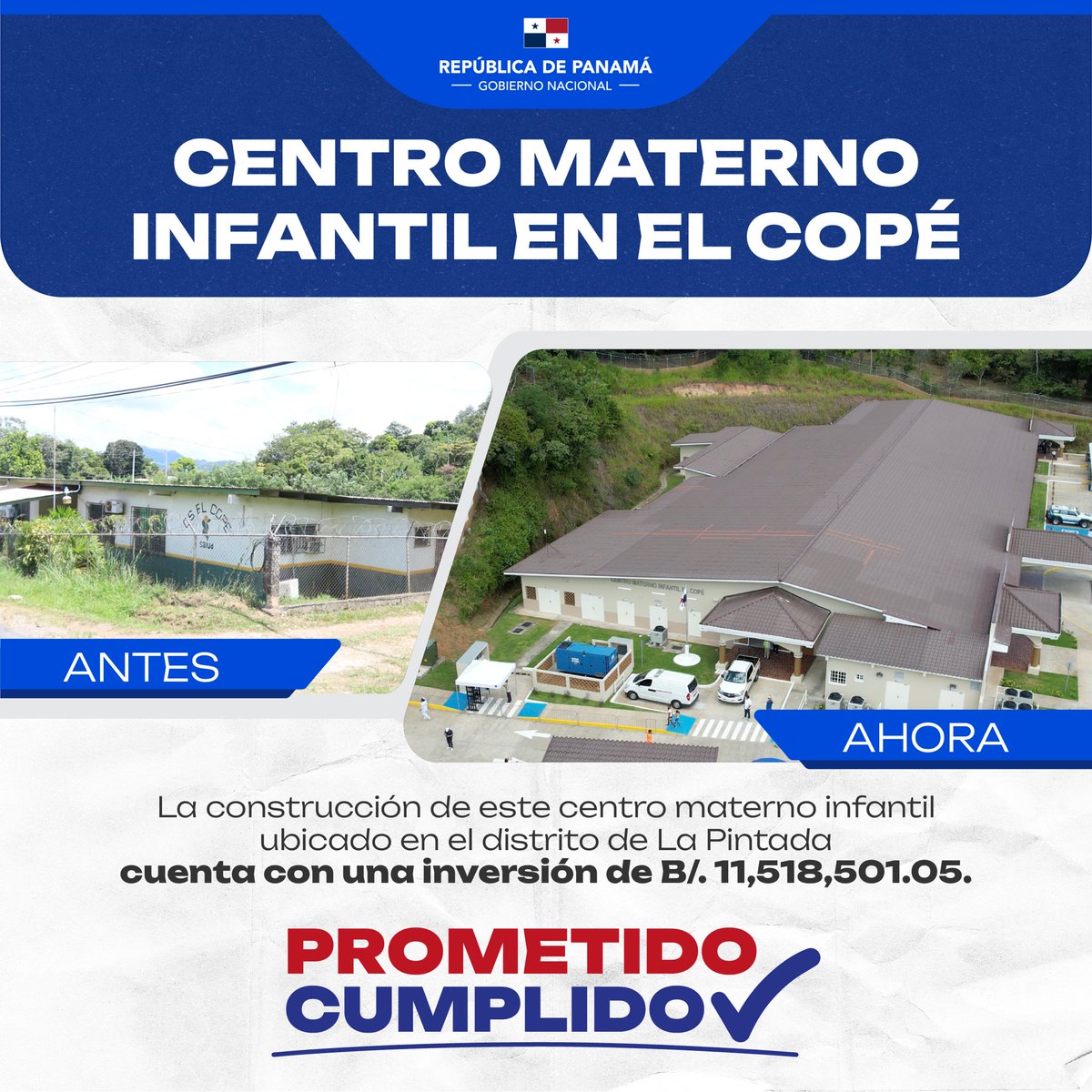NitoCortizo's tweet photo. ¡Avanzamos sin descanso, contribuyendo al progreso del país! https://t.co/zFC3uylQKp