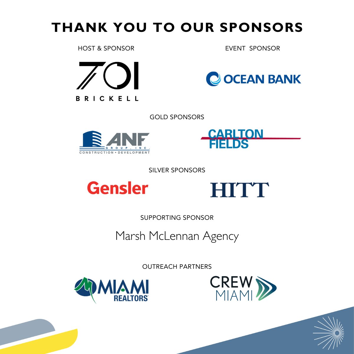 MiamiChamber's tweet image. Join us at the 10th Annual #DevelopersForum, the signature networking event for our Real Estate committee, on Jan 25th from 4:00 pm to 7:30 pm at 701 Brickell. Register by Wednesday for early bird rates here: tinyurl.com/yfrbcxpw 🎟️#RealEstate 🚀