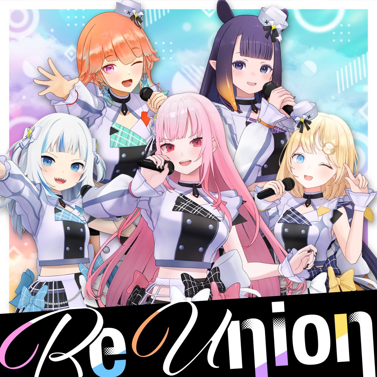 hololive_En's tweet photo. 📢NEW RELEASE📢

hololive English -Myth-'s New Single "ReUnion" is out NOW✨  

This song has been produced in commemoration of the 3rd anniversary of #holoMyth🎉

Check out  the music video🎶
https://t.co/vIcp9IEYJi

#holoEN #holoMyth https://t.co/8ECTFgJZiZ