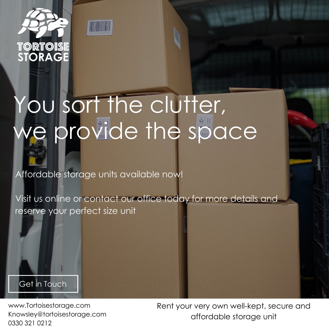 Tortoise Storage Knowsley tweet media