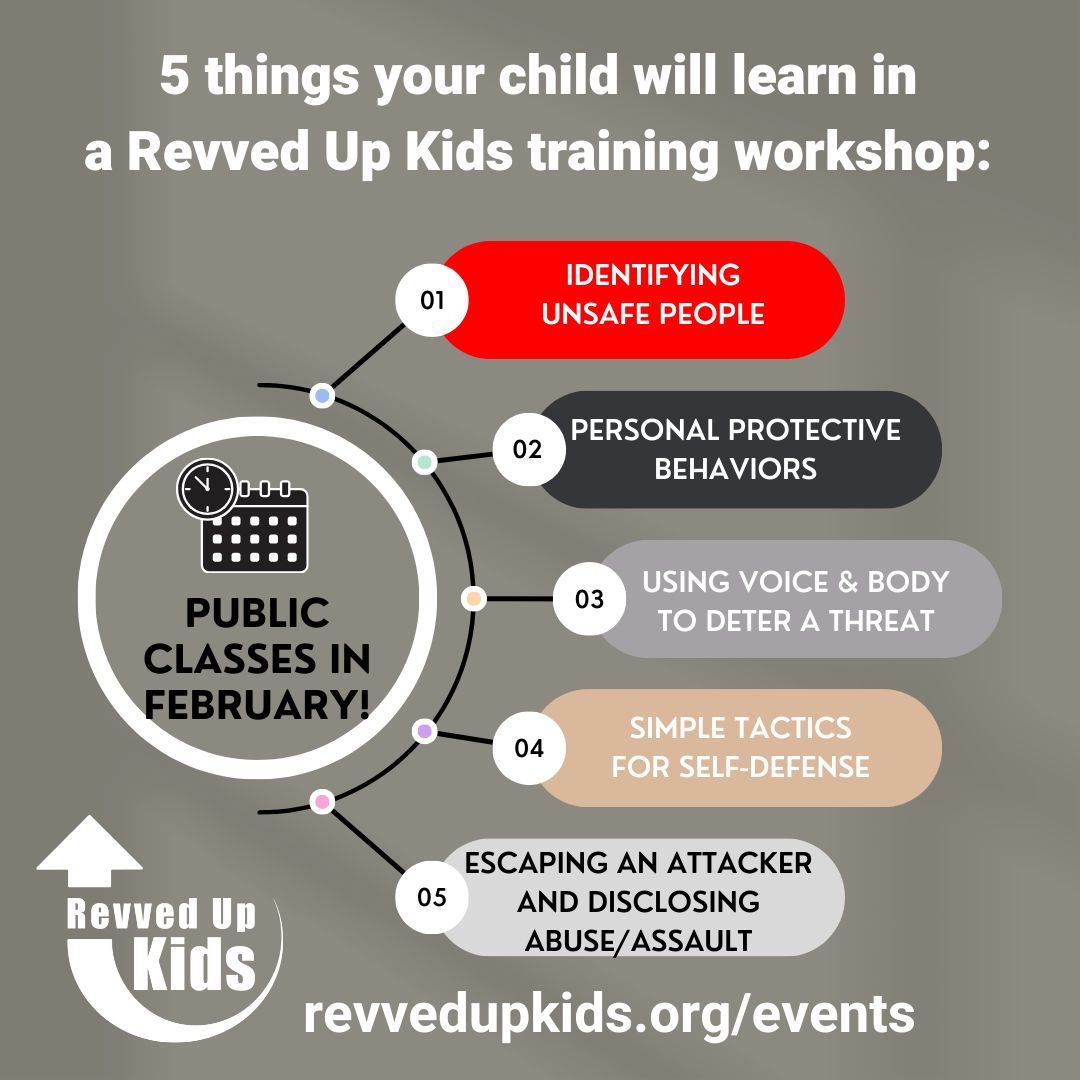 RevvedUpKids's tweet image. Is this the year to give your child the gift of safety &amp;amp; empowerment? Take advantage of our #selfdefensetraining workshops in partnership with the Roswell &amp;amp; Decatur Police Department in February. Details and registration buff.ly/3NP3Drv #roswellevents #decaturish