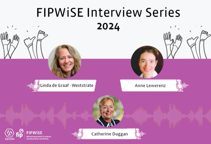 FIP_org's tweet photo. (1) 👩🏾‍🏫👩🏼‍🔬 A new #FIPWiSE interview series is launched today. In this 1st podcast, Linda de Graaf &amp; Anne Lewerenz, two members of the organising committee of the European Women Pharmacists Meeting talk about their careers as women in #pharmaceutical field 👉 https://t.co/eoiM9UtMzA https://t.co/OIvoymy8rC