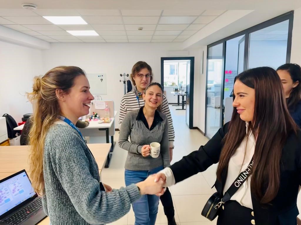 BulgariaUNHCR's tweet photo. Today UNHCR Bulgaria team met for the first time with our future representative for a day - Plamena Koeva. The winner in @GabrielMariya and Women Ambassadors' contest "Ambassador for One Day" got introduced to our cause and was excited to learn more about UNHCR's work. https://t.co/5vJMVaTjrQ