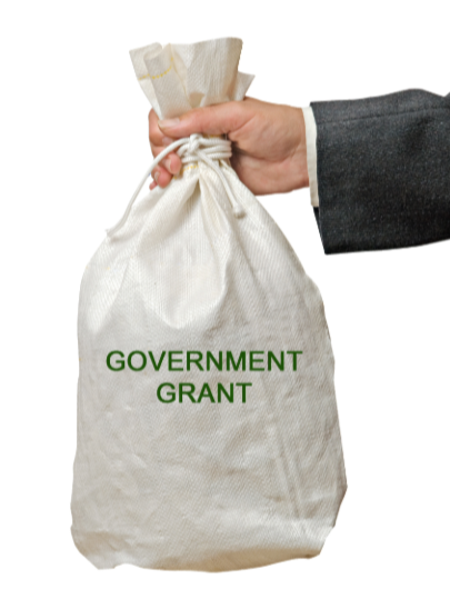 I'm working on a social media post about a grant and I just need the rest of the world to know that this is what Adobe Express suggested as a stock photo:
