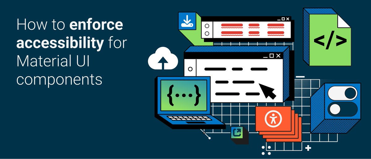 New webinar: How to enforce #a11y for Material UI components. Register now and join us on 1/25. accessibility.deque.com/how-to-enforce…