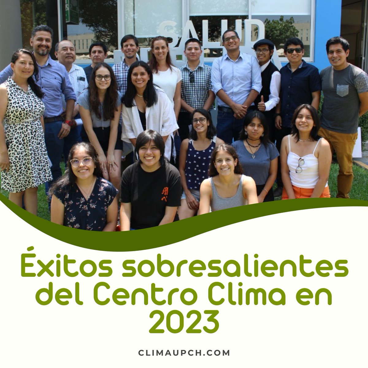 ClimaUpch's tweet photo. ¡Estamos orgullosos de compartir los éxitos sobresalientes del Centro Clima en 2023! (1/6) https://t.co/K2qRGaVXpF