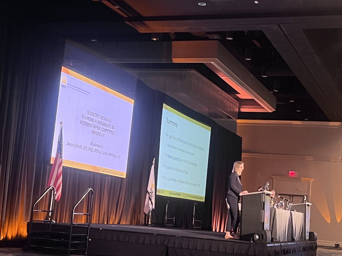 Ariel Santos (@traumamd1) on Twitter photo <a href="/AmandaWitteMD/">Amanda Witte, MD</a> discussing role of VTE prophylaxis in pediatrics population… rate is low but could occur in high risk populations and remove those central lines esp if not needed … wonderful discussion & comment <a href="/elliotthaut/">Elliott R Haut, MD, PhD</a> <a href="/EAST_TRAUMA/">EAST</a> #EAST2024 <a href="/AmandaWitteMD/">Amanda Witte, MD</a> discussing role of VTE prophylaxis in pediatrics population… rate is low but could occur in high risk populations and remove those central lines esp if not needed … wonderful discussion & comment <a href="/elliotthaut/">Elliott R Haut, MD, PhD</a> <a href="/EAST_TRAUMA/">EAST</a> #EAST2024