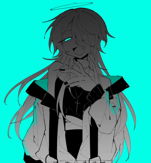長髪ナ 