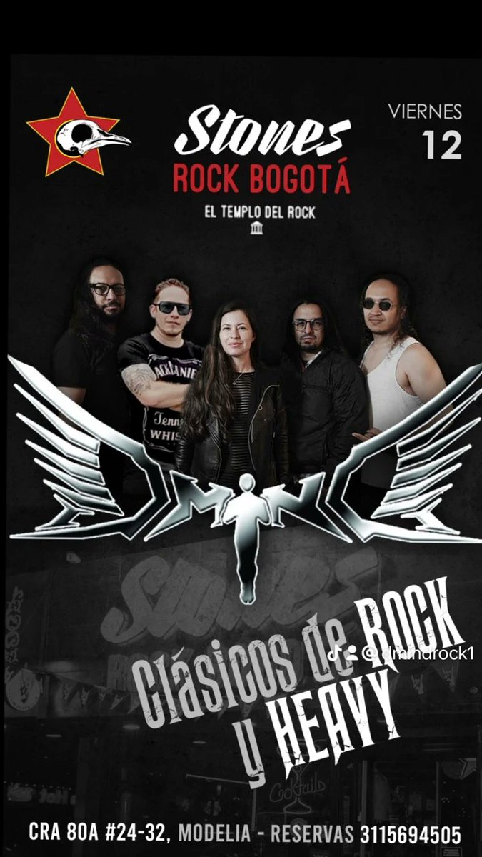 dmindrock's tweet photo. Este viernes en Stones Modelia. 8 pm. Entrada libre https://t.co/zokTjjgEl5