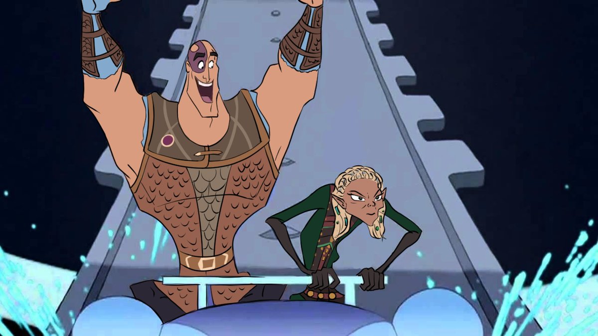 There we go with today's warm-up 😂😂
Jaheira and Minsc 
#bg3 #BaldursGate3