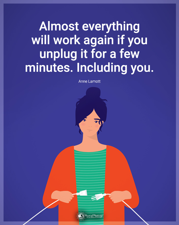 TrainingMindful's tweet photo. “Almost everything will work again if you unplug it for a few minutes, including you.” https://t.co/BE8ibpFU1A
