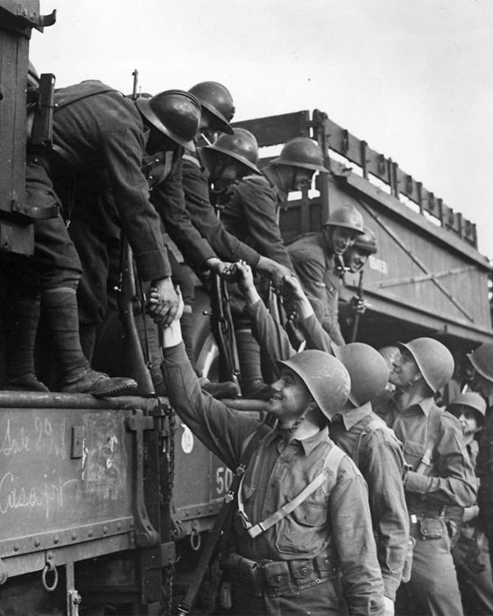 American and French Soldiers shake hands during WWII. The entire world was mired in conflict during the war, and when the Americans made their way through France, they were met with a huge sense of relief from many who thought the war was already lost. War is hell, but for…