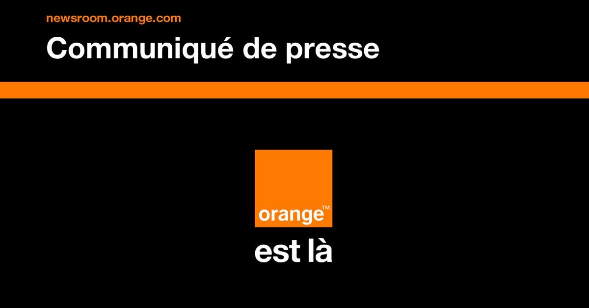 presseorange's tweet photo. [CP] « Orange est là » devient la nouvelle signature de la marque @Orange.