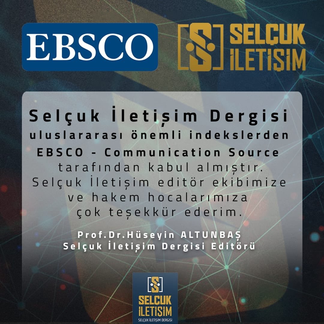 selcukidergi's tweet photo. Selçuk İletişim Dergisi olarak uluslararası indekslerden kabul almaya devam ediyoruz. #DOAJ #EBSCO #SelçukİletişimDergisi #JOSC #JournalofSelcukCommunication https://t.co/2vL6rmppln