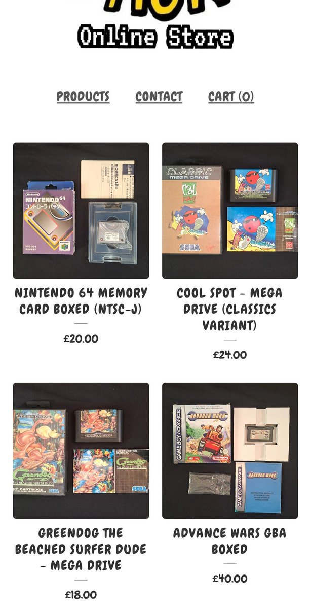 EdHunts101's tweet photo. Online store is now LIVE! 

Recently added some new games and products to the store, check it out in the following link:

https://t.co/XD3x6Eh4wK

Orders are live! @1UpRetroGaming @Sir_eeee 
.
.
#RETROGAMING #buyretrogames #edhunts #edhuntsstore #videogamesforsale #videogamesale https://t.co/FKm4voUTgi