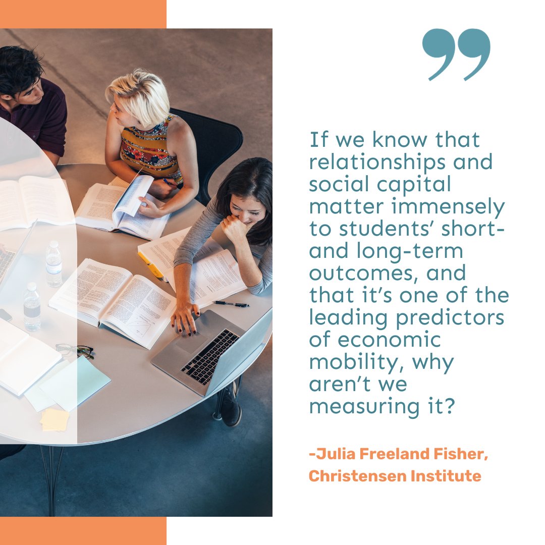 @Juliaffreeland of the @ChristensenInstitute asks, “How might schools measure social capital in a manageable, practical, and accurate manner?” in this blog post that highlights 5 opportunities and challenges when measuring students’ networks: bit.ly/3RVwhYW

#Education