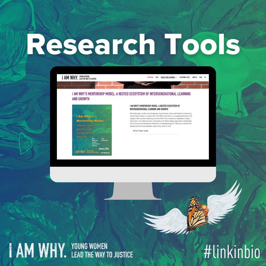 IAmWhyJustice's tweet photo. 🚨Our Mentorship Model White Paper is Here🚨 #linkinbio 

This white paper is the result of rigorous research and a deep commitment to advancing mentorship practices. Learn more at https://t.co/tyFmy1XR08 ‼️ https://t.co/RtNOoE9quW
