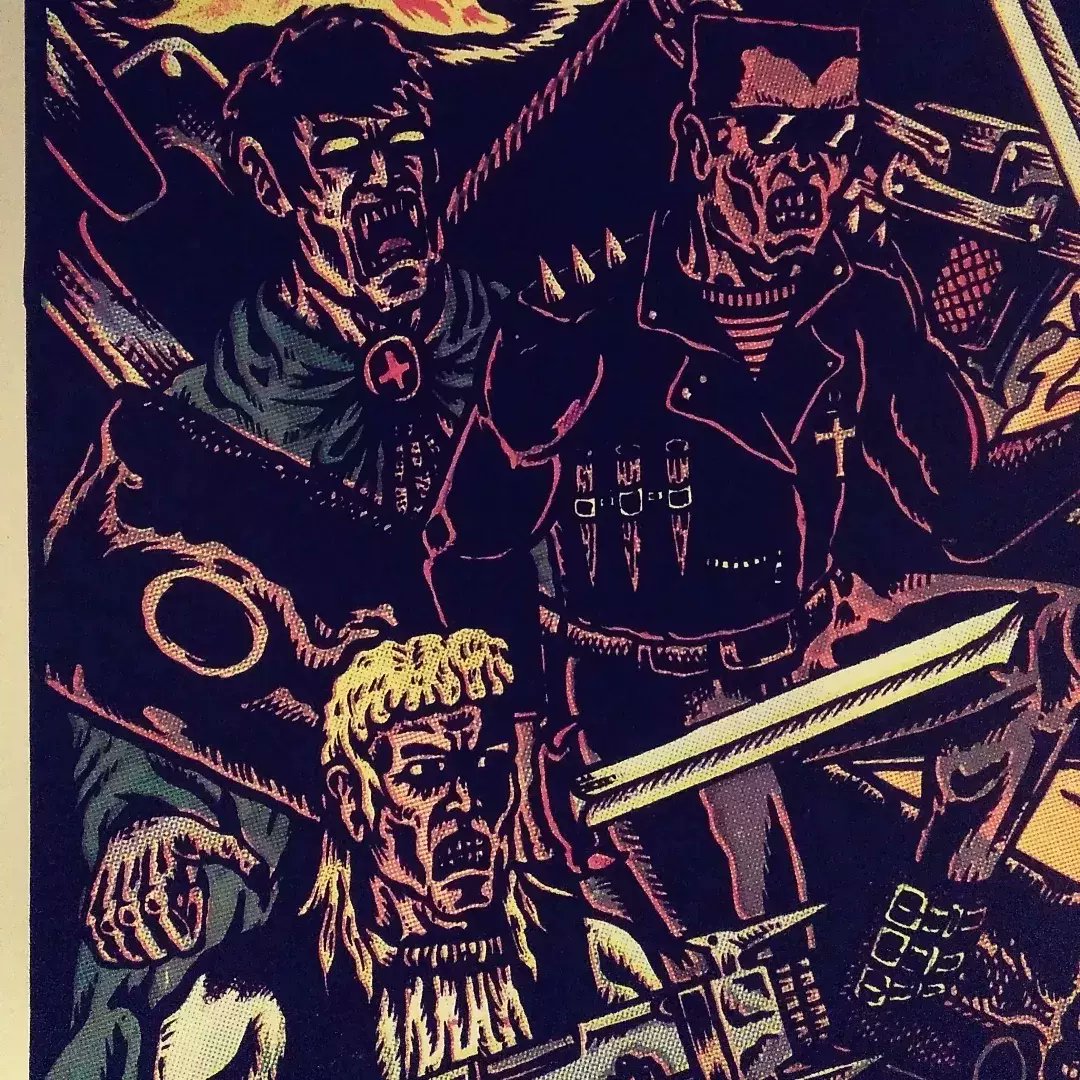 DVNKEL666's tweet photo. .
Hugeeeee!!✨ • V.Dvnkel's + GHOSTRIDER & THEE MIDNIGHT SONS + • 100 x 70 cm!!! • 5 Inks Sickscreen Quadri Discharge • Powered & Printed by #lederniercri • 40 copies • 60€ + shipp ::: DM✨🤝
.
.
.
#ghostrider #oldschool #90s #marvel #dvnkel #poster #madness #comicbooks https://t.co/OLokF3NYaF