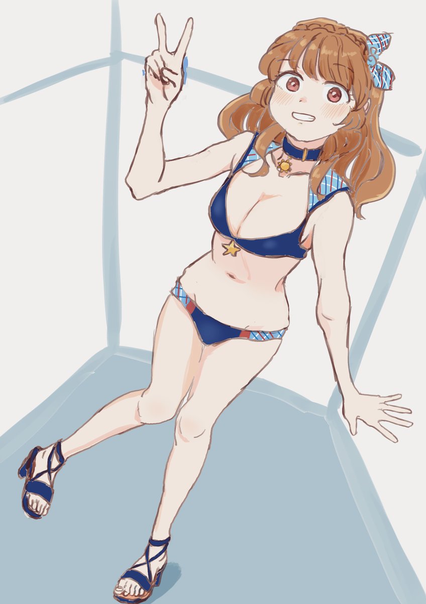 「大空あかりちゃんがはつらつとしている 」|カントラのイラスト