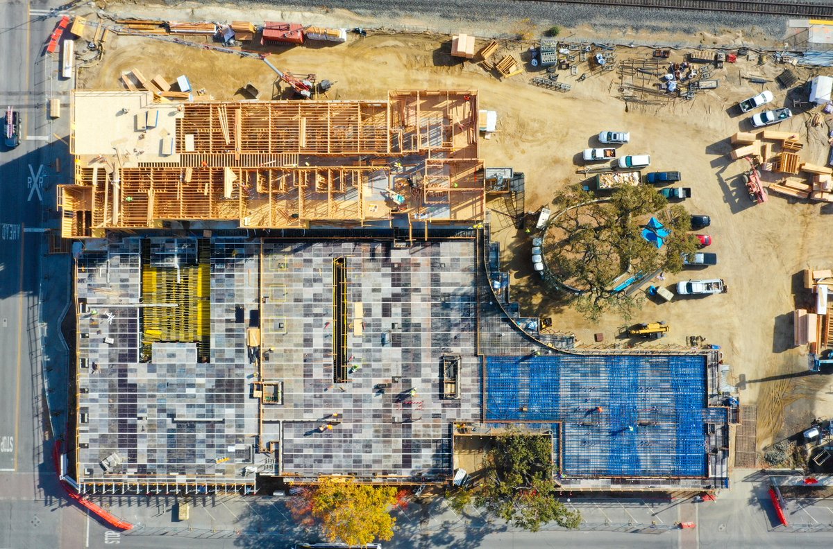 AshleyVanceEngr's tweet photo. Construction at the AVA Hotel in downtown Paso Robles is well underway! Opening in 2025 and over a decade in the making, the hotel will offer luxurious accommodations and has been a joint effort between our structural &amp; civil engineering teams. https://t.co/qiquiRW8pZ