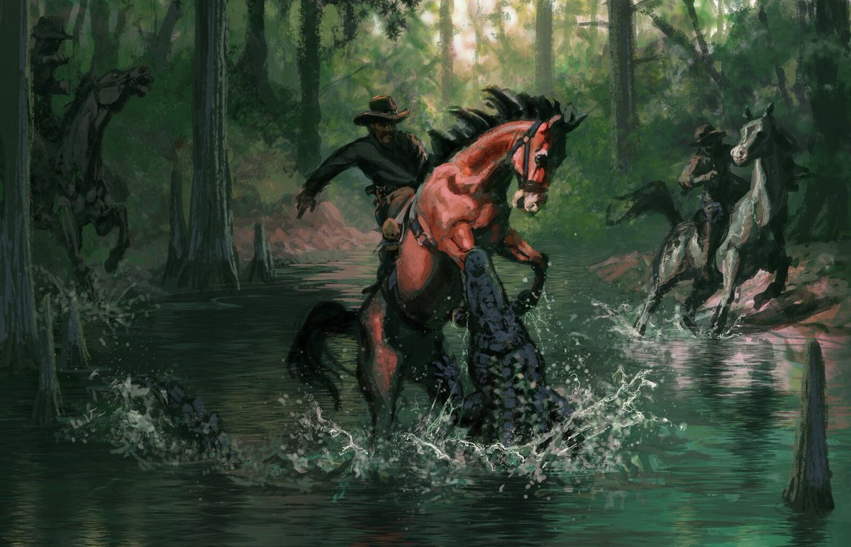 GTASixInfo's tweet photo. The official concept art from RDR2 are so beautiful https://t.co/KKdJBLkrPO