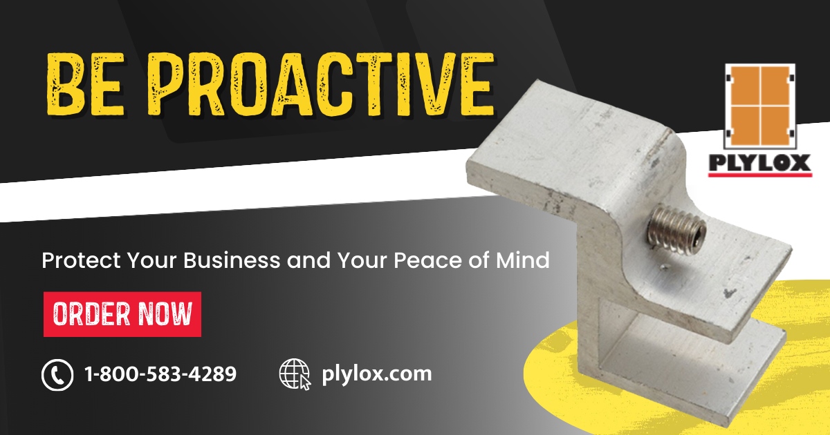 Don't let a hurricane catch you off guard! Protect your business and peace of mind with commercial #hurricaneclips. Even during the off-season, stay proactive and prepared. 💪 Order your Hurricane Window Clips now! 🚚 #plylox #plyloxhurricaneclips #protectyourproperty #hurric...