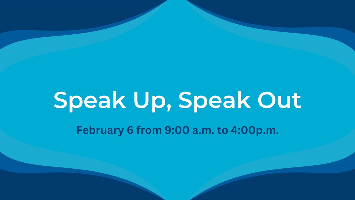 Aurora College is offering Speak Up, Speak Out

Date: February 6

Time: 9:00 a.m. – 4:00 p.m.

Cost: $350.00

Instructor: Heather Lyon

Location: Online

Seats are limited. For information/registration please contact Karen Horn at (867) 920-8802 or email khorn@auroracollege.nt.ca