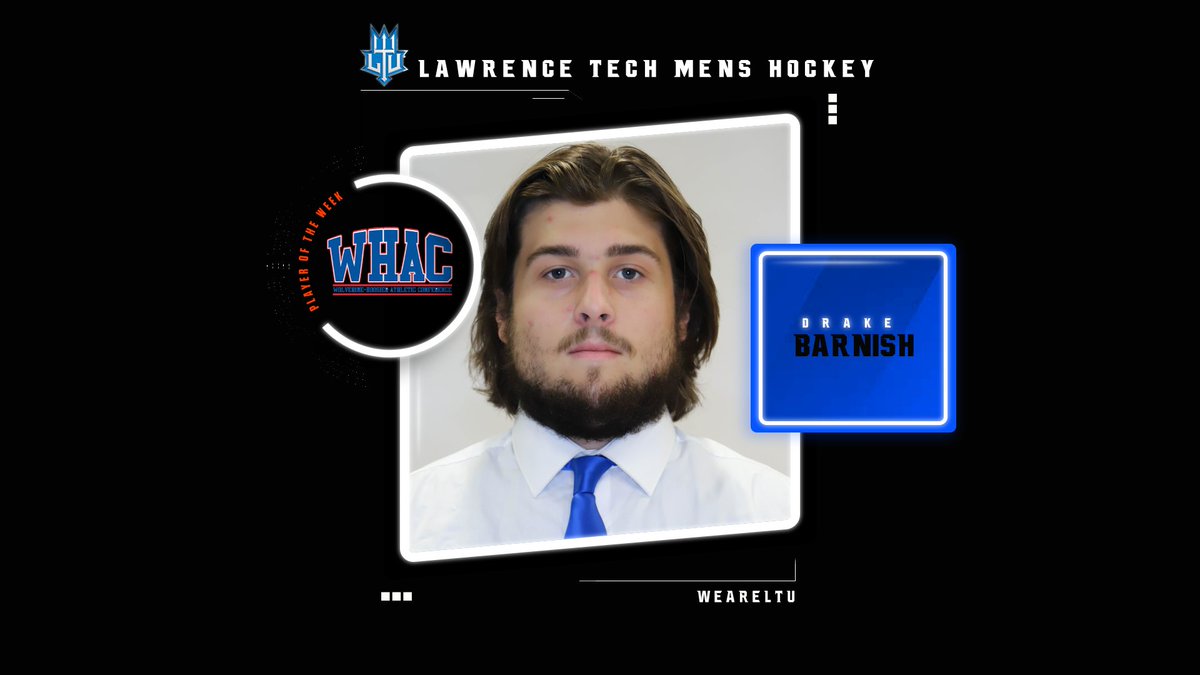 D1 | Drake Barnish has been selected as the WHAC Player of the Week!!!!