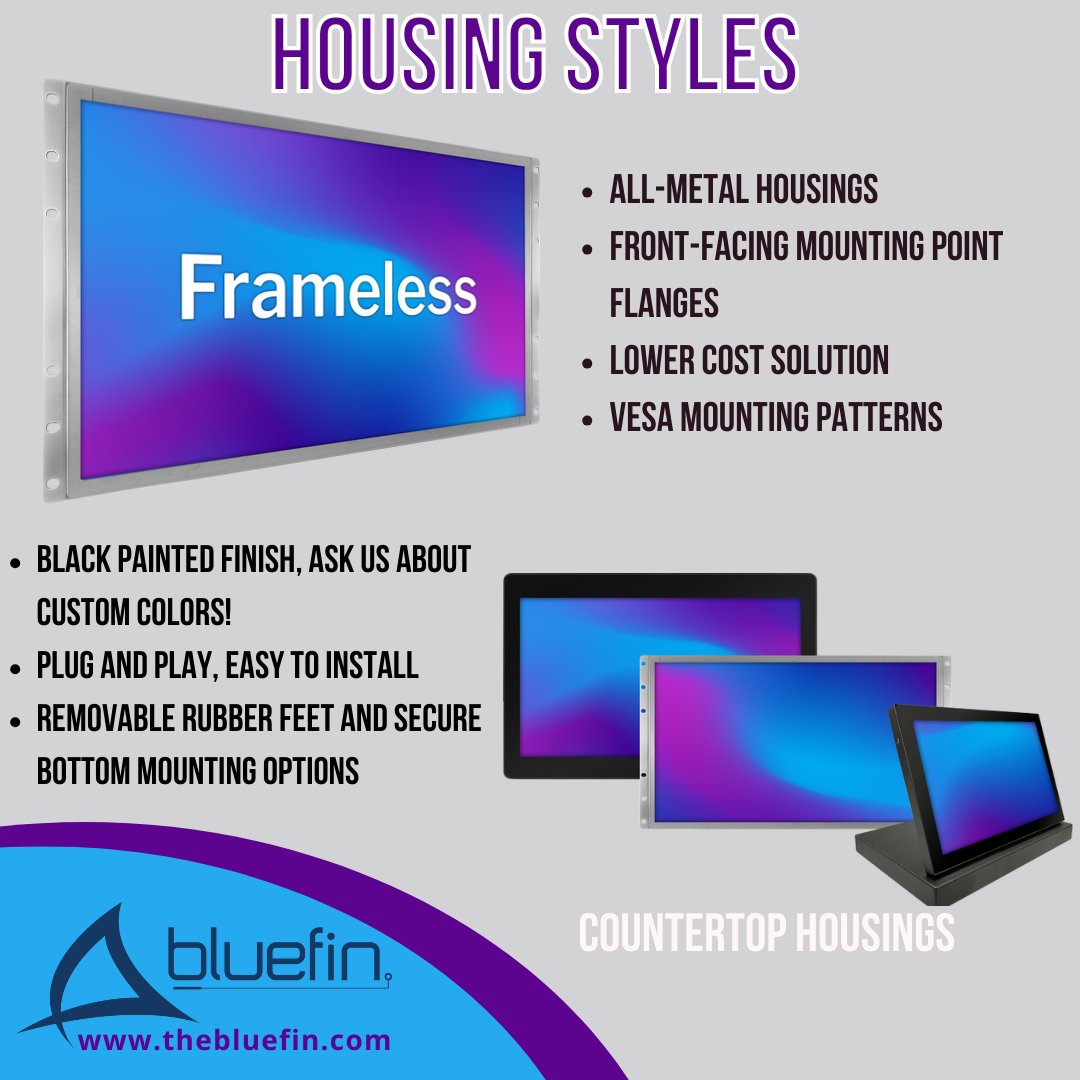 BluefinLcd's tweet photo. Bluefin's flexible display options are here to elevate your projects. Mix and match sizes, housings, and more for a display that's uniquely yours.
https://t.co/1MqKme2CAZ
#BluefinDigitalSignage #shoppingexperience #CustomLCDScreens https://t.co/7McUa4rNXY