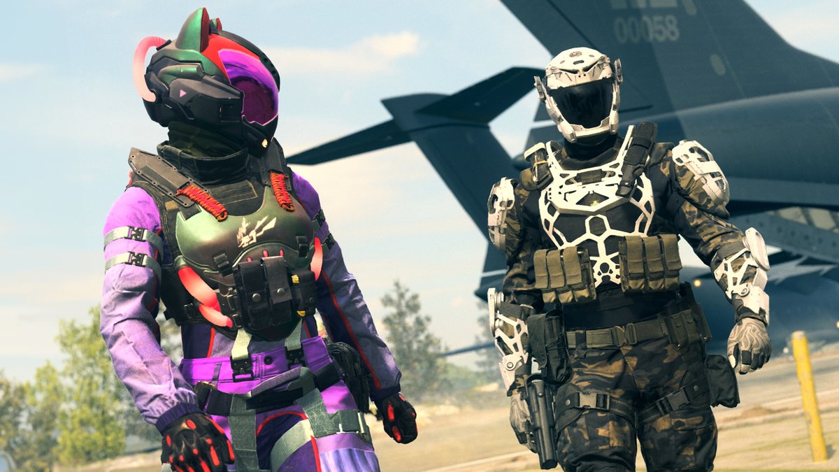 CallofDuty's tweet photo. In Season 1 Reloaded, Players will be able to exfil from the match early with the help of a Covert Exfil, offering a new win condition for those able to pay the price for the ride out – if you can secure it 🔥

A Covert Exfil calls in a helicopter that can fly any player out of the match, ideally with the Weapon Case in their possession.