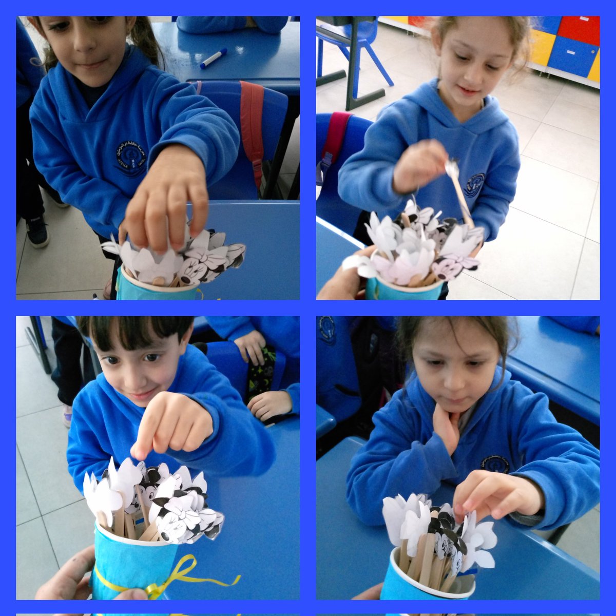 Sensibiliser les enfants avec le lexique de l'école.
Diversifier les activités afin de rendre l'apprentissage plus amusant
Classe:E.B.1
Thème:Vive l'école!
Fle en action
<a href="/school_ais10482/">Makassed Aisha School</a> 
<a href="/DanaAl141986/">Dana Al</a>