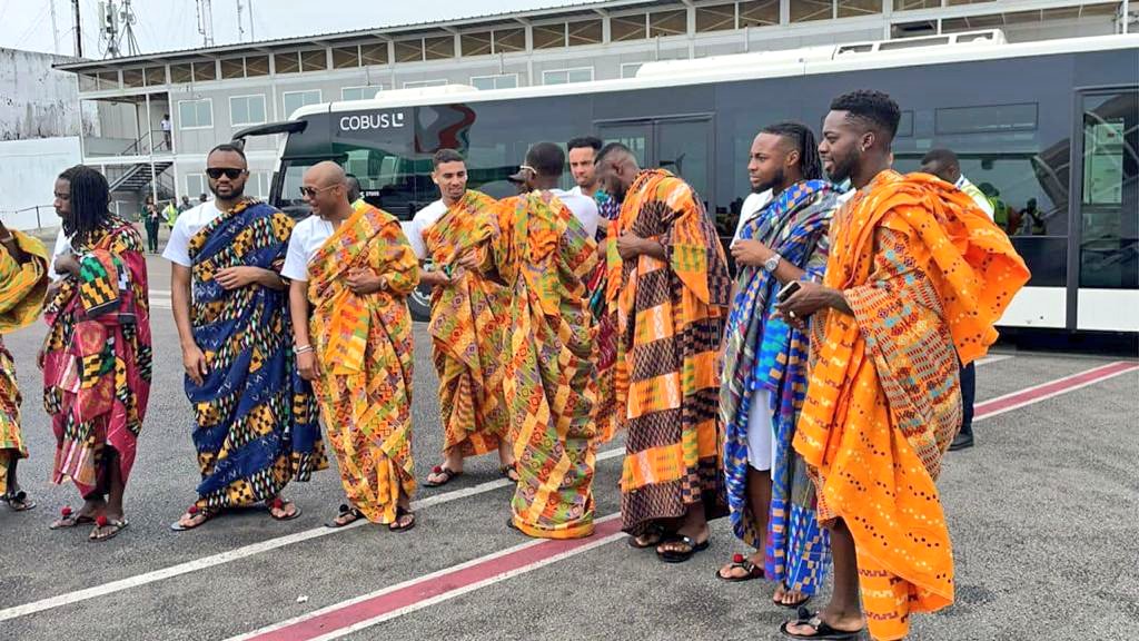 This is how the Black stars dressed up in Côte d’Ivoire 😍 Rate 1 - 10