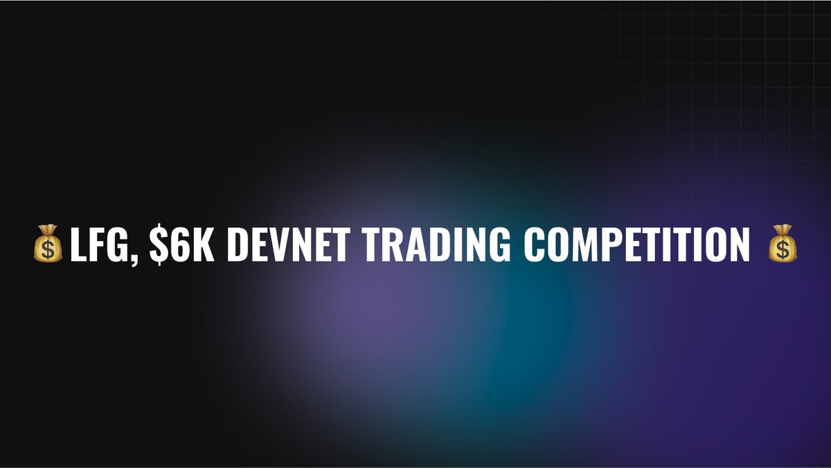 stabbleorg's tweet photo. 🚨 Important devnet trading competition update 🚨

We decided to ditch Galxe and open the trading competition to everyone without any prior Galxe registration. 
The deadline will remain the same: January 31st.

Join now as there are still some winning spots open 🤞🍀 https://t.co/4LUukwiYE0