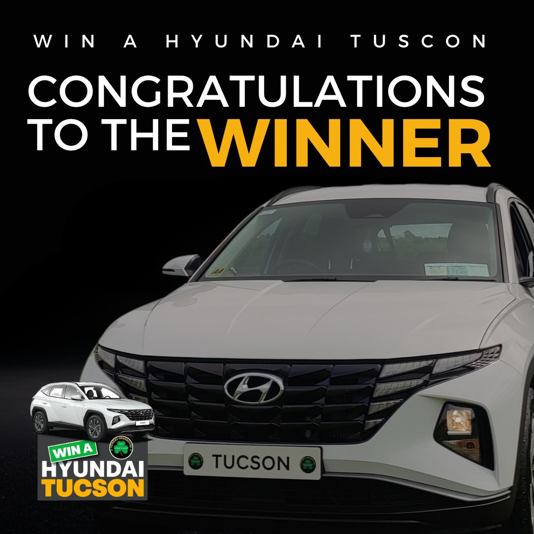 We're happy to announce that the winner of our <a href="/ConahyShamrocks/">Conahy Shamrocks</a> #WinAHyundaiTucson fundraiser is... Jimmy O'Brien from Kilkenny🎉

We'd like thank everyone who supported our fundraiser and bought a ticket ❤

If you missed the draw, you can watch it here: facebook.com/winahyundaituc…