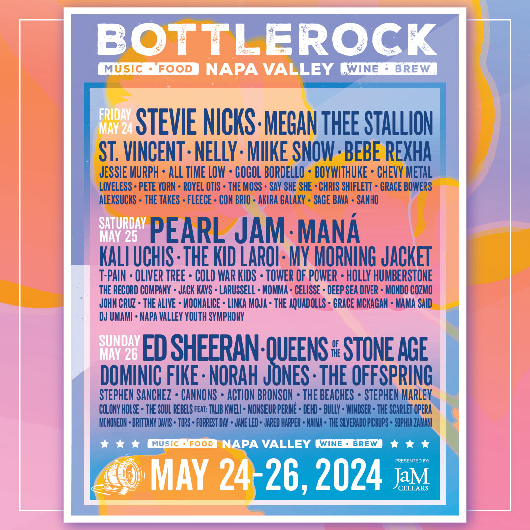 BottleRock 2024 Lineup Tickets Schedule Map Dates Prices
