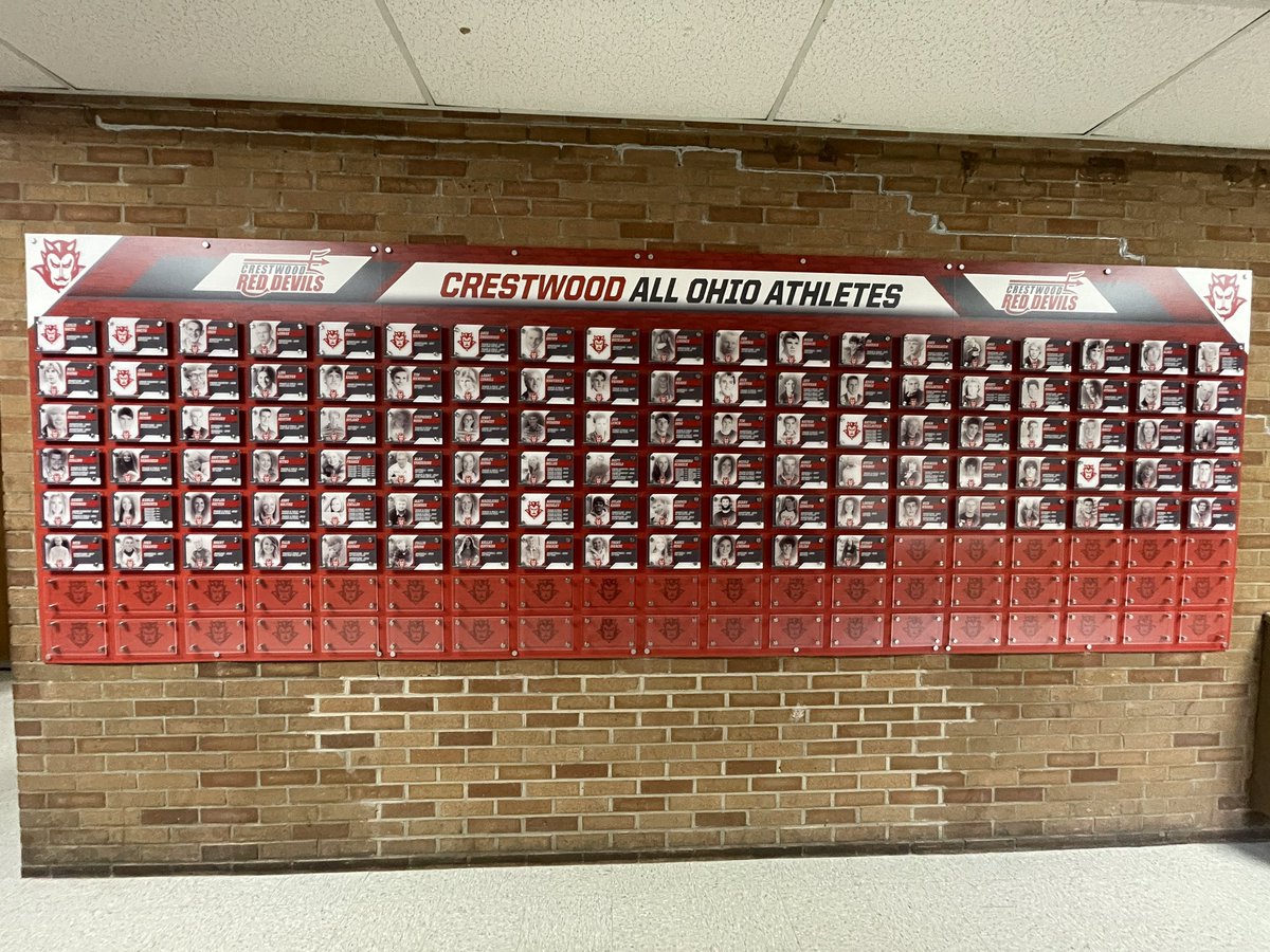 SPSalesNorth's tweet photo. What a sight 🤩. We can’t thank @cwoodreddevils enough for trusting us with helping honor their past athletes! 

#OneVendorEverySolution #ShowYourPride https://t.co/zyP1PltSEV