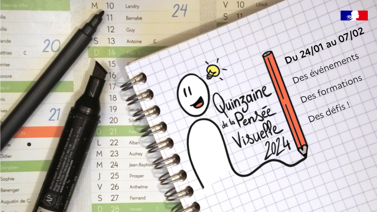 reseau_canope's tweet photo. 🎨 La #QuinzainePenséeVisuelle revient pour une 2ème édition : du 24 janvier au 7 février, nos équipes vous proposent une séries d'actions pour découvrir la pratique de la #PenséeVisuelle en classe
Suivez les hashtags #QuinzainePenséeVisuelle &amp; #CanoPicto pour rester connectés ! https://t.co/taK30oEbUw