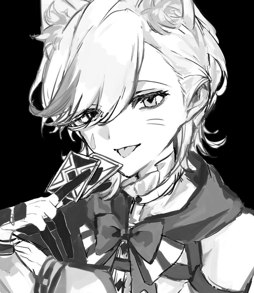 nzo_zoo's tweet photo. 🐈‍⬛  #Lyney https://t.co/7f6ISTb54y
