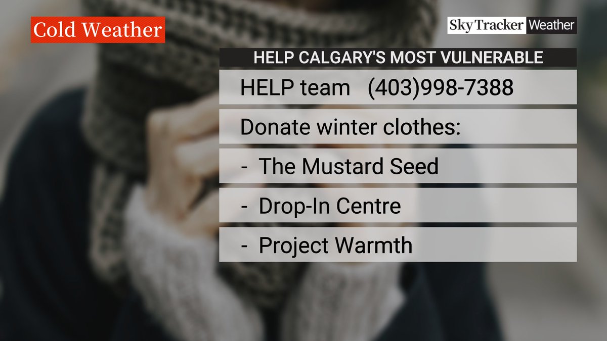 TiffanyLizee's tweet photo. As we get into a deep freeze, there are ways you can help vulnerable Calgarians. Call the HELP team if you see someone outside who needs support. Also, consider donating winter clothing! There are MANY organizations accepting winter gear in our city. #Calgary #YYC https://t.co/0P3vnf5UWy