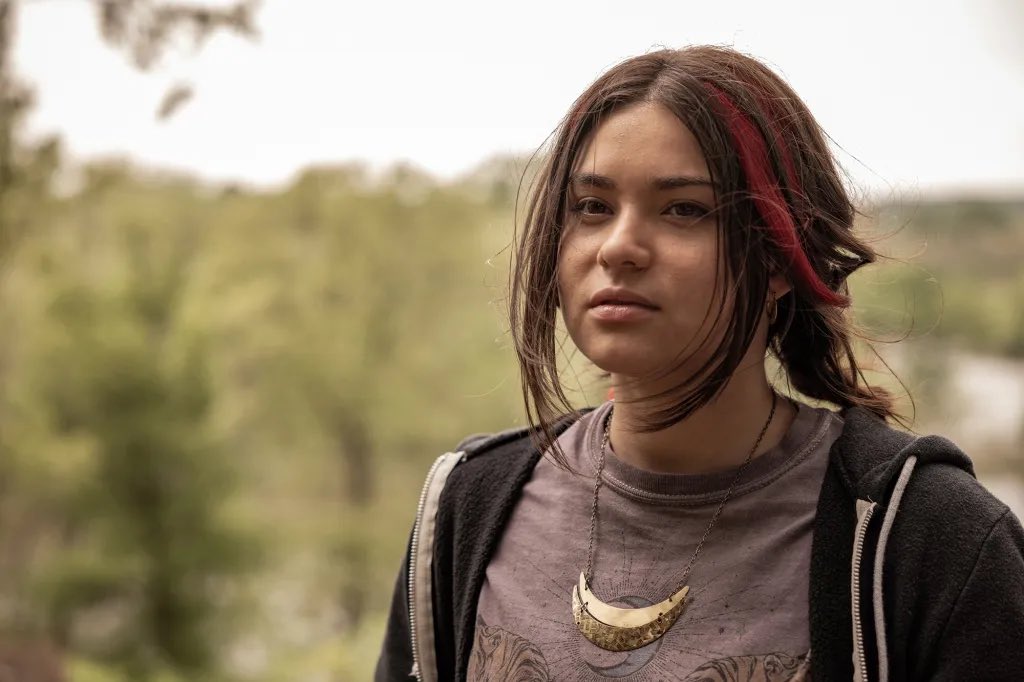 MagicHandz's tweet photo. Devery Jacobs in #ReservationDogs #WHATIF #BloodQuantum & #ECHO https://t.co/A5bSuGnwDX