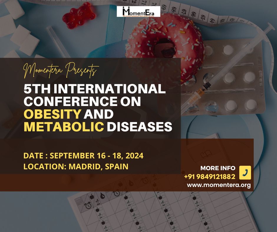 🚨 Early bird registration for 5th International Conference on #Obesity and #MetabolicDiseases ends soon!

Take advantage of reduced rates, join us for insightful sessions, expert speakers, and unparalleled networking opportunities.
Register here: momentera.org/conferences/ob…