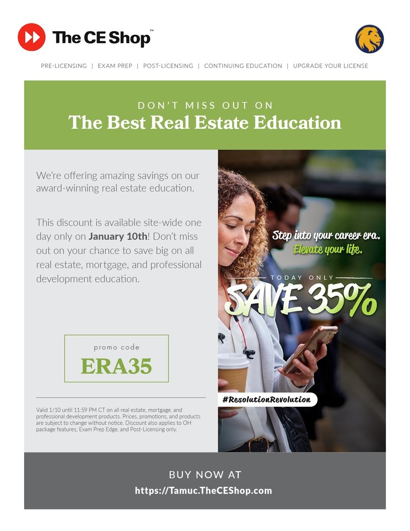 Time for a career glow-up? The start of a new year is a great time to re-invent yourself and your professional journey. A career as a real estate agent offers you the freedom of agile working making it easier to keep a healthy work-life harmony.
#TAMUC #RealEstate