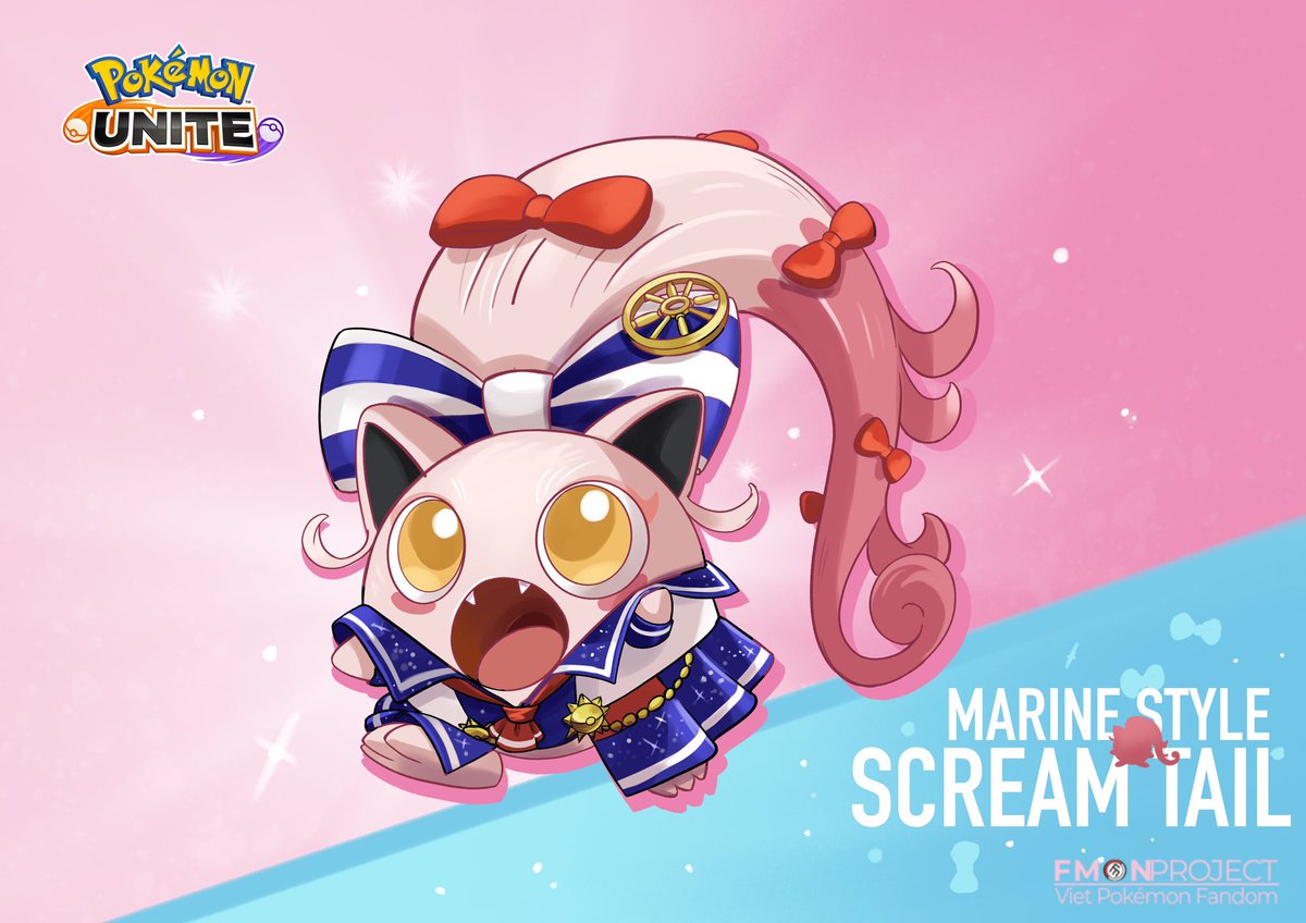 blawn_z's tweet image. [FANART] 
Just because Scream Tail deserves one - Marine style #Screamtail #サケブシッポ #PokemonUNITE #ポケモンユナイト #pokemon #fanart