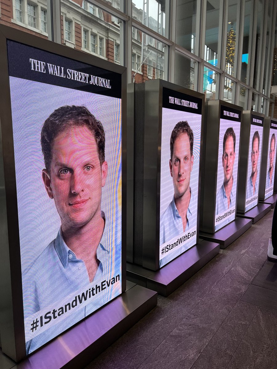 It’s been 287 days. Take a moment and think of everything Evan has missed during these months and all of the insights we’ve missed because he has been silenced by Russia. Please join us in calling for Evan’s immediate release. #IStandWithEvan ⁦<a href="/WSJ/">The Wall Street Journal</a>⁩
