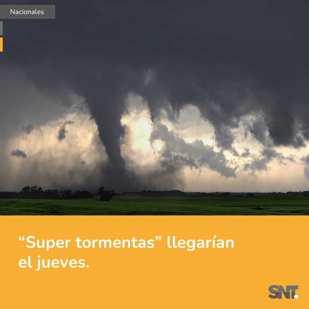 Hay pronóstico de tormenta, y SUPER esta vez!
Que no hacer?Eviten estar en lugares abiertos, o transitando por las calles si se está desarrollando el tiempo severo
No crucen temerariamente raudales
No queden debajo de árboles ni techos qué se vean débiles frente a fuertes vientos