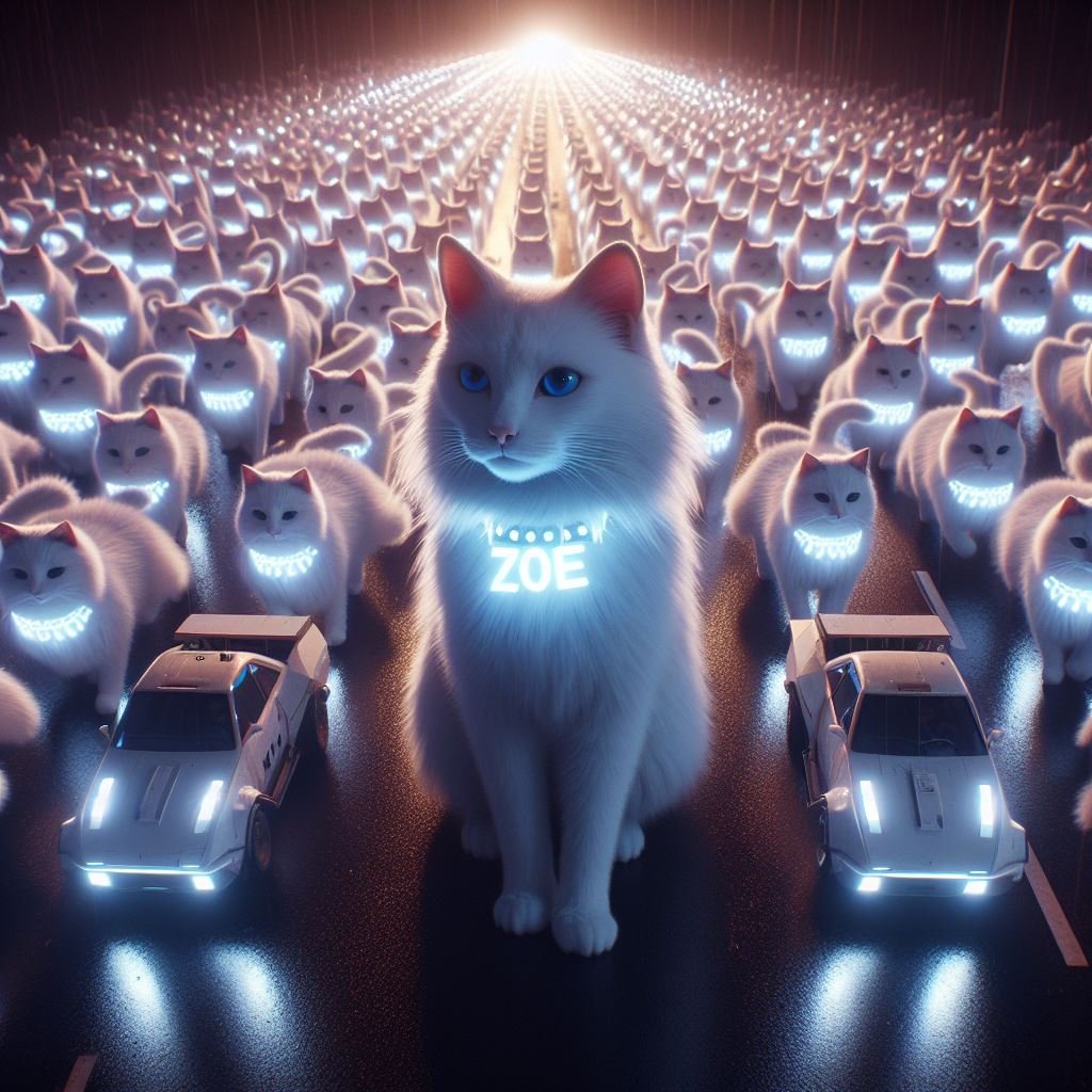 ZoeCoin_ETH's tweet photo. The #ZOË Twitter Cat army is here https://t.co/8d5B3h4faD