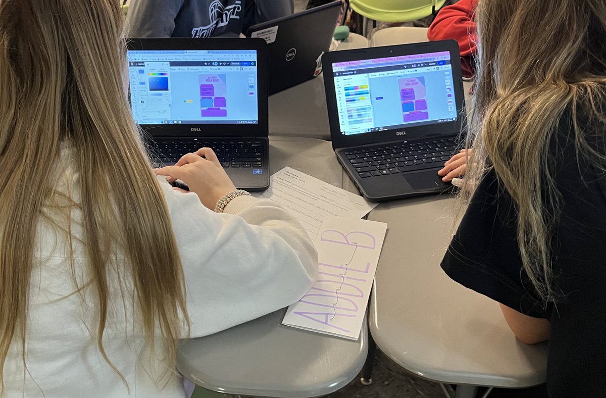 Awesome morning helping HS 🧑‍💻👩🏽‍💻students at Harrison learn how to use <a href="/AdobeExpress/">Adobe Express</a>. It’s always a 😁great when you get to work with awesome teammates. @knherlihy <a href="/jparrishgore/">Jamie Parrish Gore</a> <a href="/coreyhogantech/">Corey Hogan</a> <a href="/Mrs_C_Harvey/">Chelsie Harvey</a> #CobbInTech