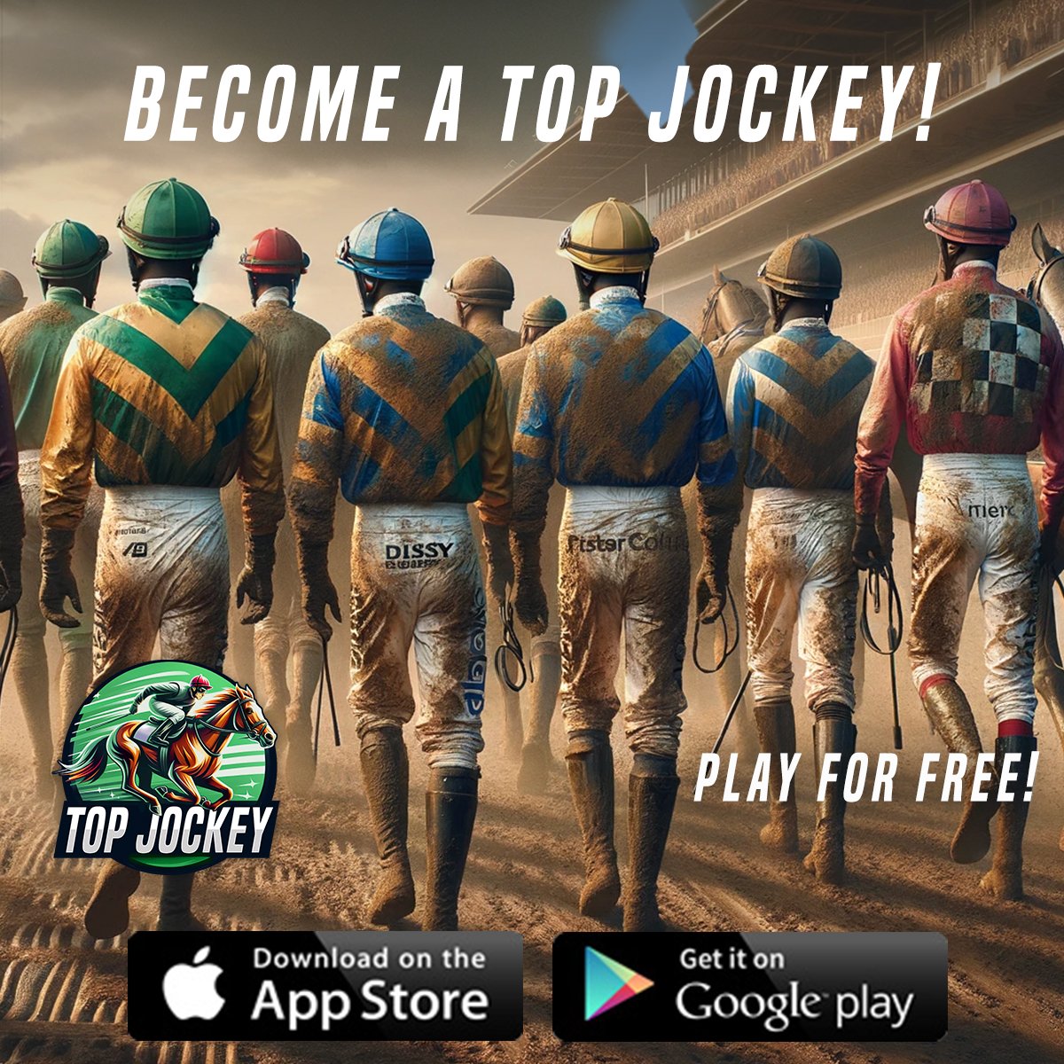Looking for a game you can play with your friends? 

Have you tried Top Jockey? Play our free multiplayer #horseracing game and make your friends eat dust! 

PLAY: onelink.to/78yd4m